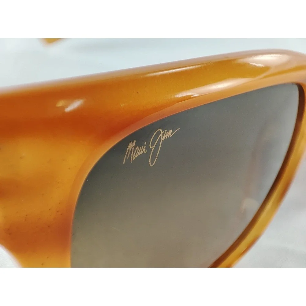 Maui Jim Kahoma MJ-285-21T Honey Amber Tortoise Polarized Sunglasses Case